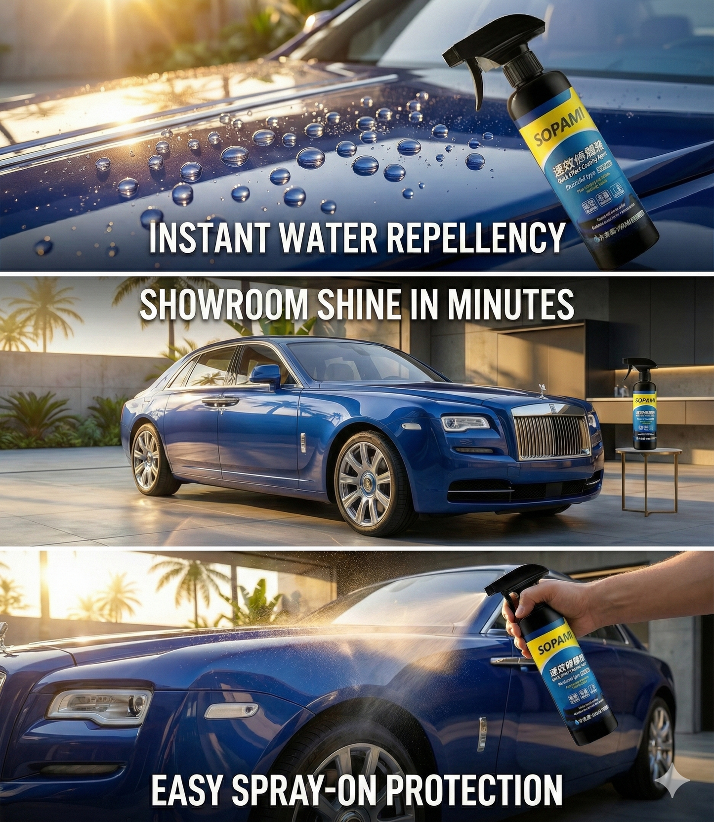 SKYshop Sopami Car Coating Spray 50ml Pack of 2