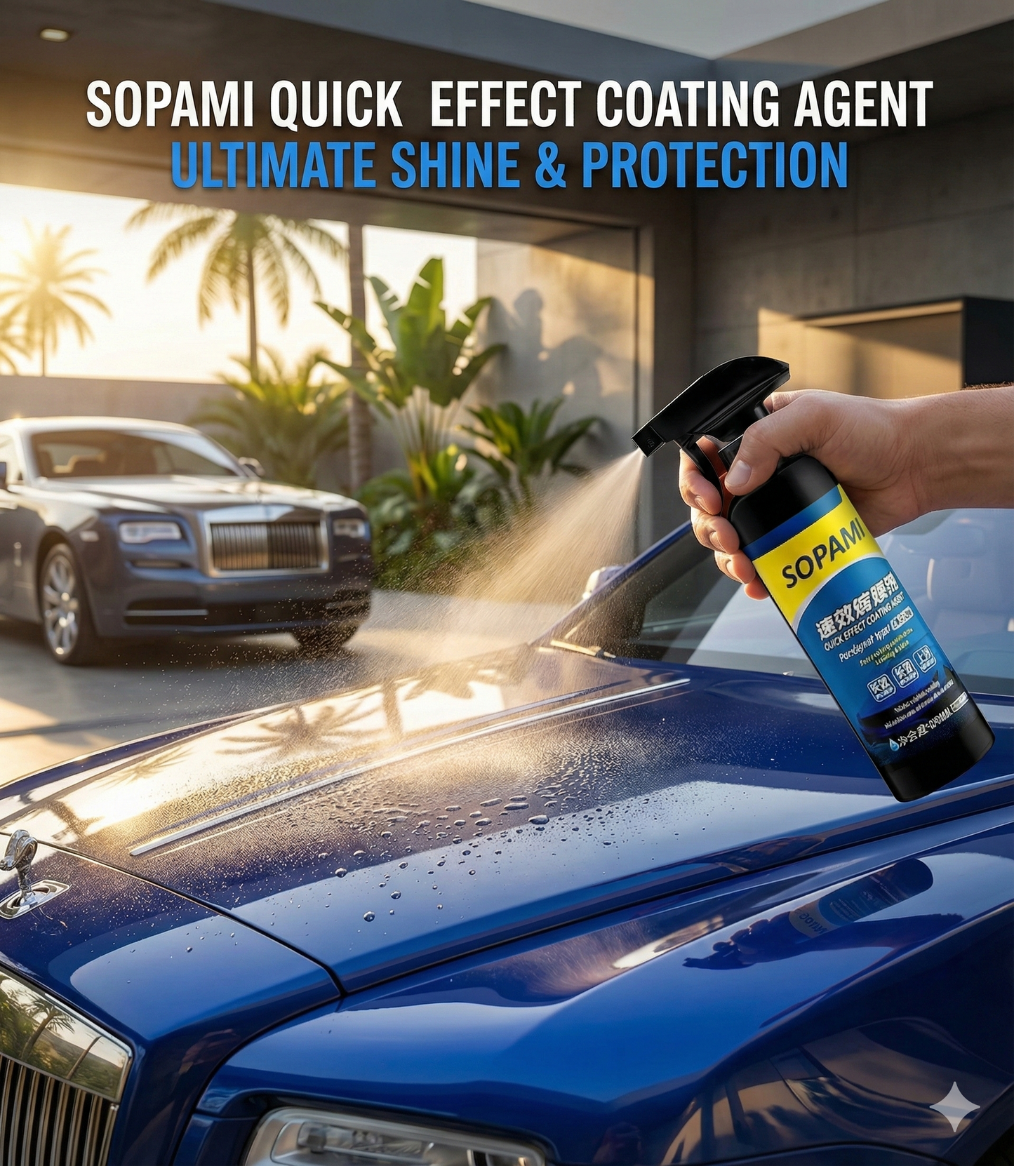 SKYshop Sopami Car Coating Spray 50ml Pack of 2